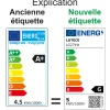 Lot de 10 ampoules LED E27 4,5W 330Lm 3000K - garantie 5 ans