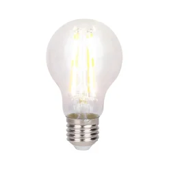 Lot de 6 ampoules LED filament avec douille E14 8 watts, en métal et verre, claires