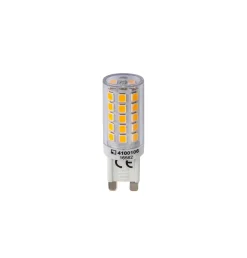 Lot de 6 ampoules LED G9, 3,5 watts, en plastique, blanc chaud