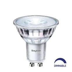 Lot de 10 ampoules LED GU10 5.5W (Eq. 50W) 4000K 38 degrés Dimmable