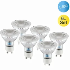 Lot de 6 ampoules LED GU10/5W 'Marla' se compose de 6x 4117326