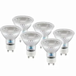 Lot de 6 ampoules LED GU10/5W 'Marla' se compose de 6x 4117326