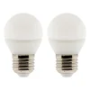 Lot de 2 ampoules LED sphériques E27 5W - Blanc chaud - 400lm 2700K - Zenitech