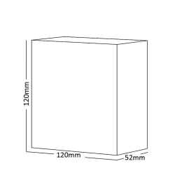 Lot de 2 appliques LED BRAYTRON VEKTA-B, blanc, 4W, 230lm