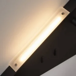 Lot de 2 appliques liseuses LED noires droite et gauche - Elaris