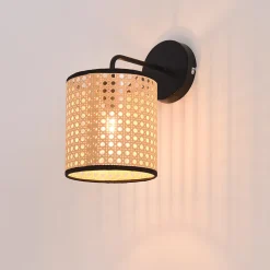 Lot de 2 appliques murales Southend 25 x 17 x 16 cm noir beige lux.pro