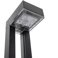 Lot de 2 bornes de jardin Eclairage LED Solaire Extérieur 100 Lm Autonomie 3 nuits IP54 ASLO