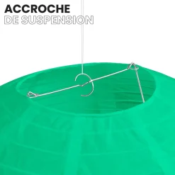 Lot de 12 Boules Japonaises Vert d'eau 30 cm