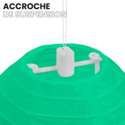 Lot de 12 Boules Japonaises Vert d'Eau 10 cm