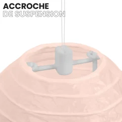 Lot de 12 Boules Japonaises Saumon 10 cm