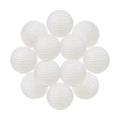 Lot de 12 Boules Japonaises Rose Gold Pois 30 cm