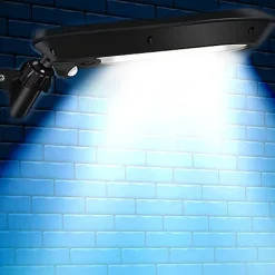 Lot de 2 Eclairage Solaire LED à Détection de mouvement Orientable et Mural