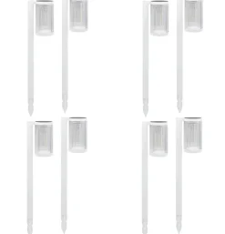 Lot de 8 Eclairages LED 25 lm Solaire à planter Idéal éclairage Allée et chemin