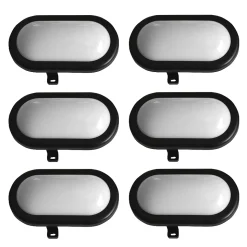 Lot de 6 hublots led 6W - 480 lumens - IP65