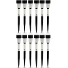 Lot de 12 lampe LED de jardin, borne solaire, éclairage solaire d'extérieur - Diamètre 4.5 x Hauteur 34.5 cm