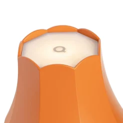 Lot de 2 lampes de table rétro orange rechargeables IP44 - Granny