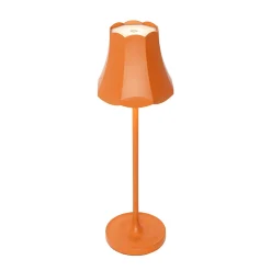 Lot de 2 lampes de table rétro orange rechargeables IP44 - Granny