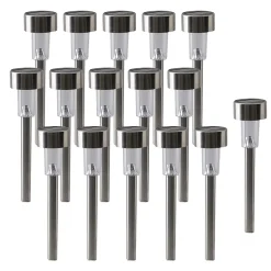 Lot de 16 piquets de terre solaires à LED
