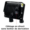 Lot de 4 projecteurs LED 30W/IP65/IK10/2700lm/4000K connexion directe - sans câble - garantie 5 ans