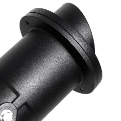 Lot de 3 spots de jardin noirs avec cordon et prise IP65 - Done