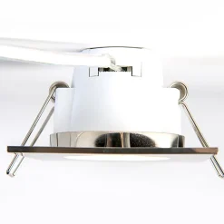 Lot de 3 spots encastrables carré acier avec LED IP65 - Simply