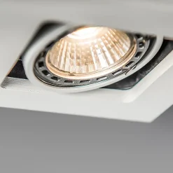 Lot de 10 spots encastrés blancs - Qure