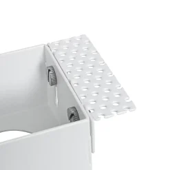 Lot de 6 spots encastrés blancs GU10 50 mm 2 lumières sans cadre - Oneon