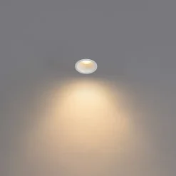 Lot de 12 spots encastrés blancs GU10 35 mm IP44 - Dept