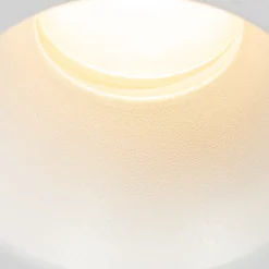 Lot de 12 spots encastrés blancs GU10 35 mm IP44 - Dept