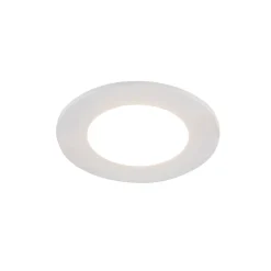 Lot de 6 spots encastrés blancs avec LED 7W Dim to Warm IP65 - Blanca