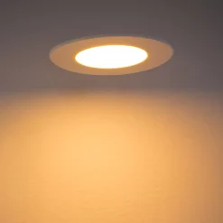 Lot de 6 spots encastrés blancs avec LED 7W Dim to Warm IP65 - Blanca