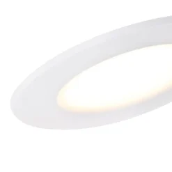 Lot de 6 spots encastrés blancs avec LED 7W Dim to Warm IP65 - Blanca