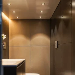 Lot de 10 spots encastrés carrés noirs - Qure