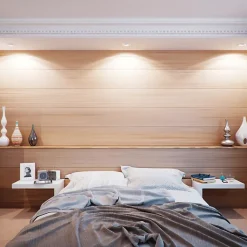 Lot de 5 Spots Encastrés Metal Blanc - Orientables - Ampoules LED GU10 incluses - cons. 4W (eq. 50W) - 345 lumens - Blanc neutre