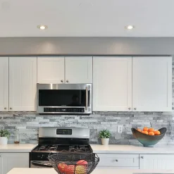 Lot de 5 Spots Encastrés Metal brossé - ORIENTABLE - Ampoule LED GU10 incluses - cons. 4W (eq. 50W) - 345 lumens - Blanc neutre