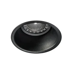 Lot de 12 spots encastrés modernes noirs - Dept