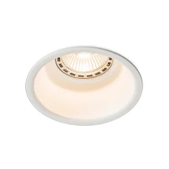 Lot de 6 spots encastrés modernes blancs - Dept