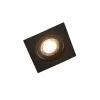 Lot de 3 spots encastrés noirs avec LED à intensité variable 3 niveaux - Miu