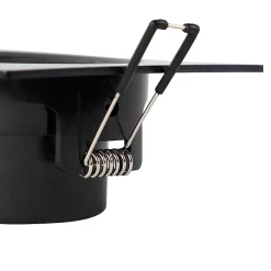 Lot de 3 spots encastrés noirs avec LED à intensité variable 3 niveaux - Miu