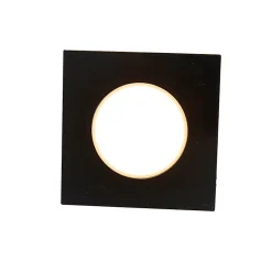 Lot de 6 spots encastrés noirs avec LED à intensité variable 3 niveaux IP65 - Simply