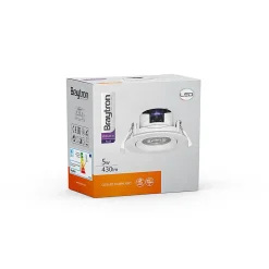 Lot de 5 Spots LED encastrables rond blanc 5W IP20 6500K