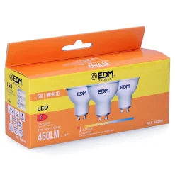 Lot de 3 Spots LED GU10 5W Dic