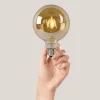 Lucide G125 - Ampoule filament - 12,5 cm - LED Dim. - E27 - 1x8W 2700K - Ambre