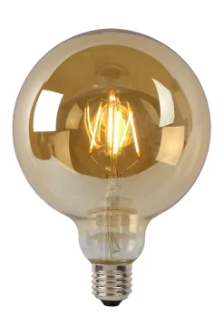 Lucide G125 - Ampoule filament - 12,5 cm - LED Dim. - E27 - 1x8W 2700K - Ambre