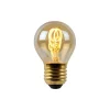 Lucide G45 - Ampoule filament - 4,5 cm - LED Dim. - E27 - 1x3W 2200K - Ambre