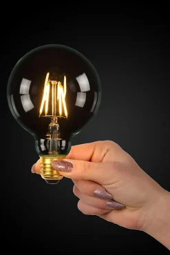 Lucide G80 Class B - Ampoule filament - 8 cm - LED Dim. - E27 - 1x7W 2700K - Transparent
