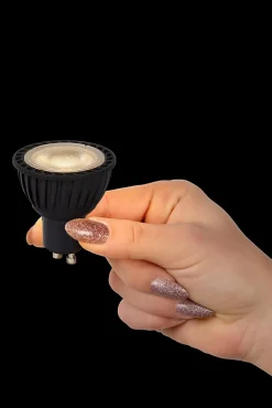 Lucide MR16 - Ampoule led - 5 cm - LED Dim to warm - GU10 - 1x5W 2200K/3000K - Noir