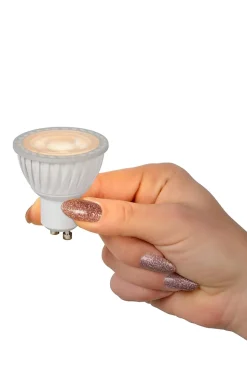 Lucide MR16 - Ampoule led - 5 cm - LED Dim. - GU10 - 1x5W 2200K/2700K - Blanc
