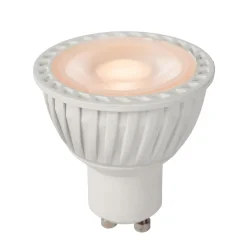 Lucide MR16 - Ampoule led - 5 cm - LED Dim. - GU10 - 1x5W 2200K/2700K - Blanc