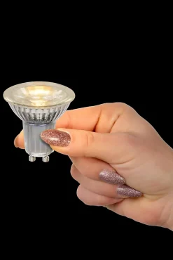 Lucide MR16 - Ampoule led - 5 cm - LED - GU10 - 1x5W 2700K - Transparent